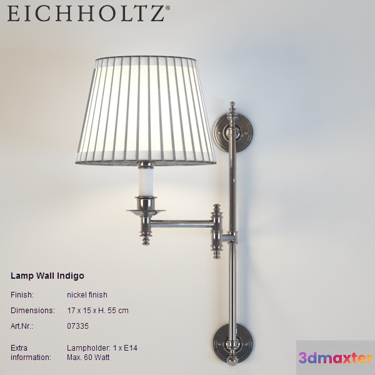 EICHHOLTZ _ Indigo wall lamp