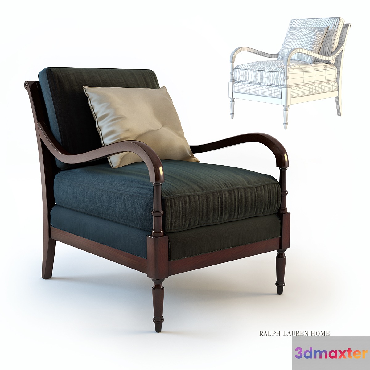 Ralph Lauren Elise Lounge Chair L403-03 3D Max