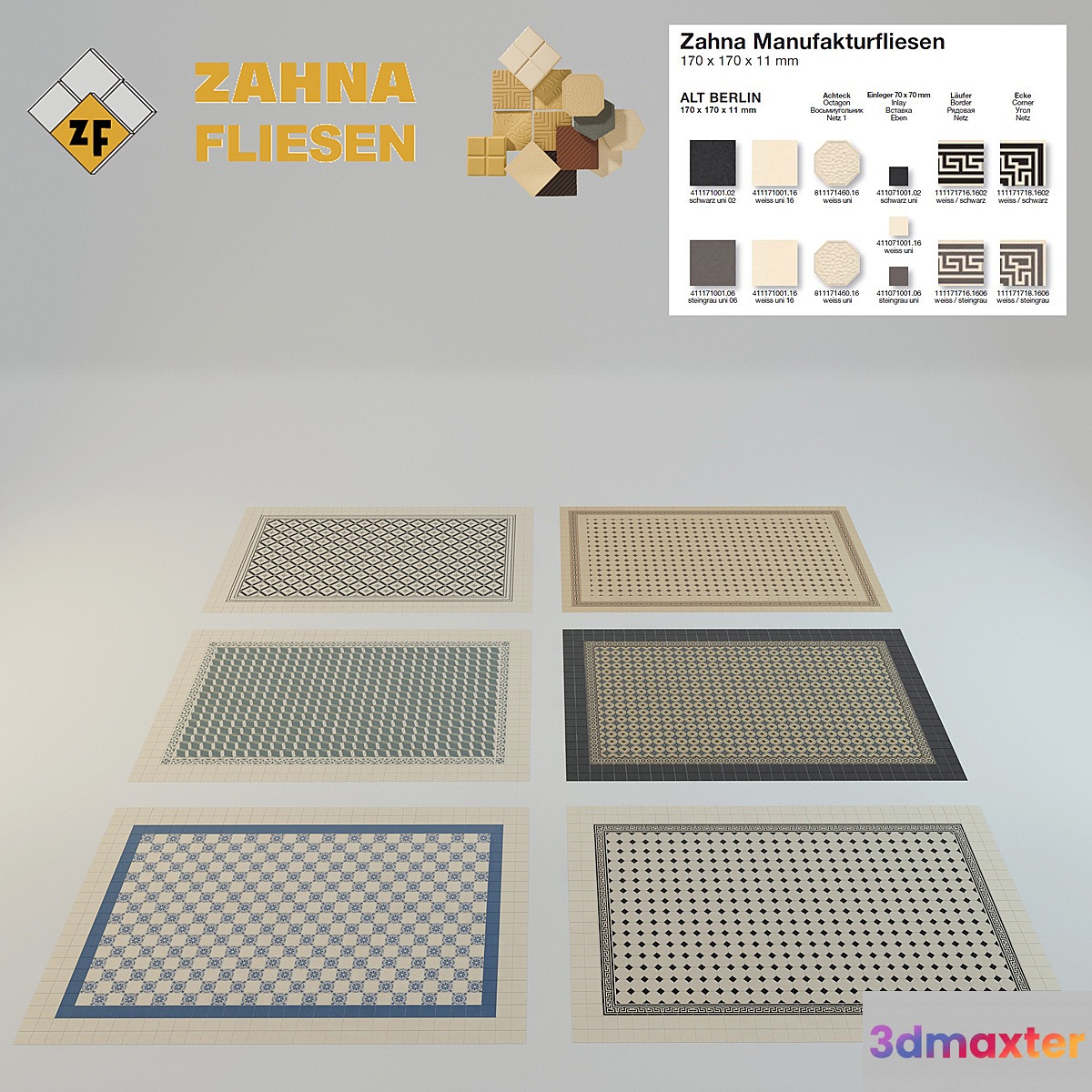 Historic tile Zahna