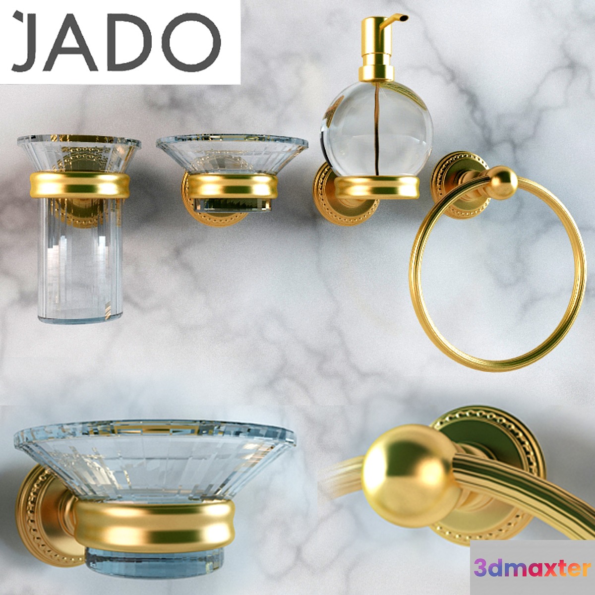jado perland cristal 3D Max