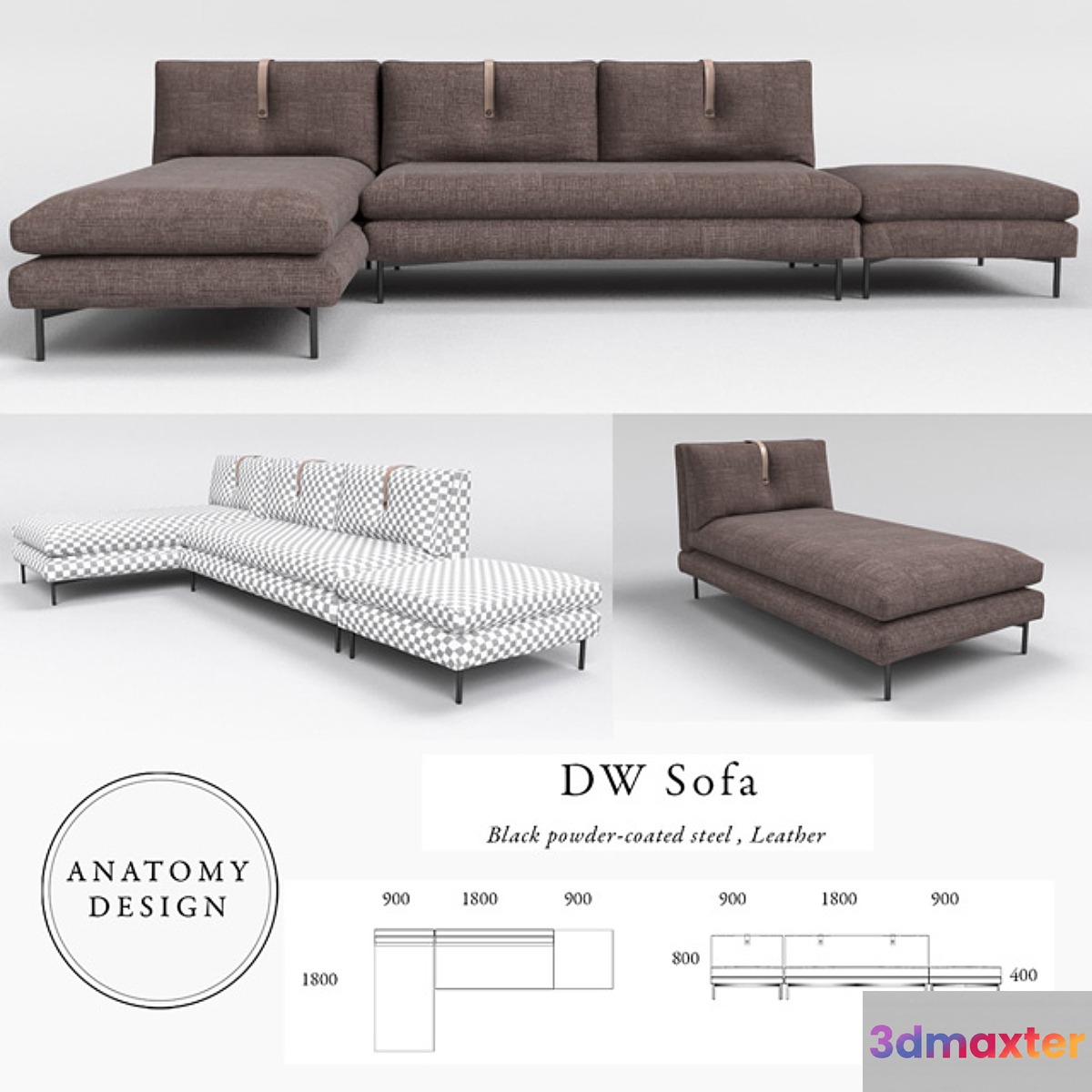 Anatomy Design - DW Sofa 3D Max