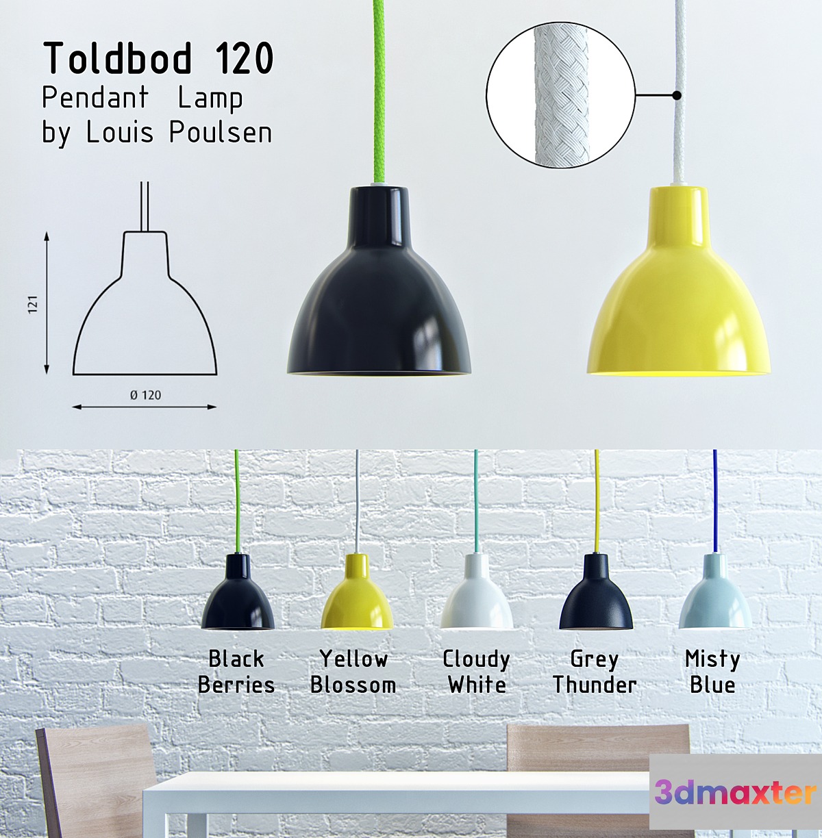 Fixtures Toldbod 120 3D Max