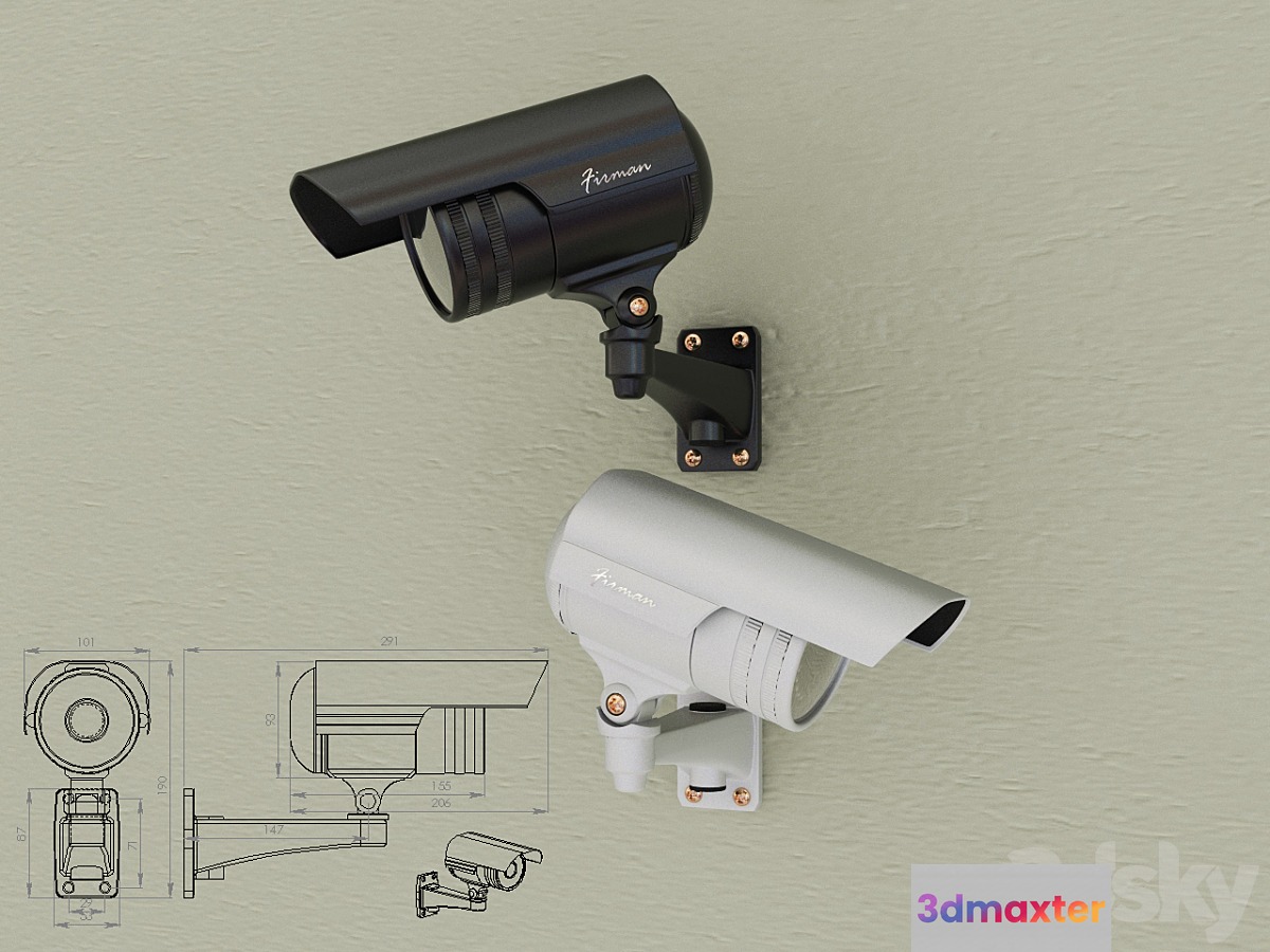 Outdoor Camera 3D Max