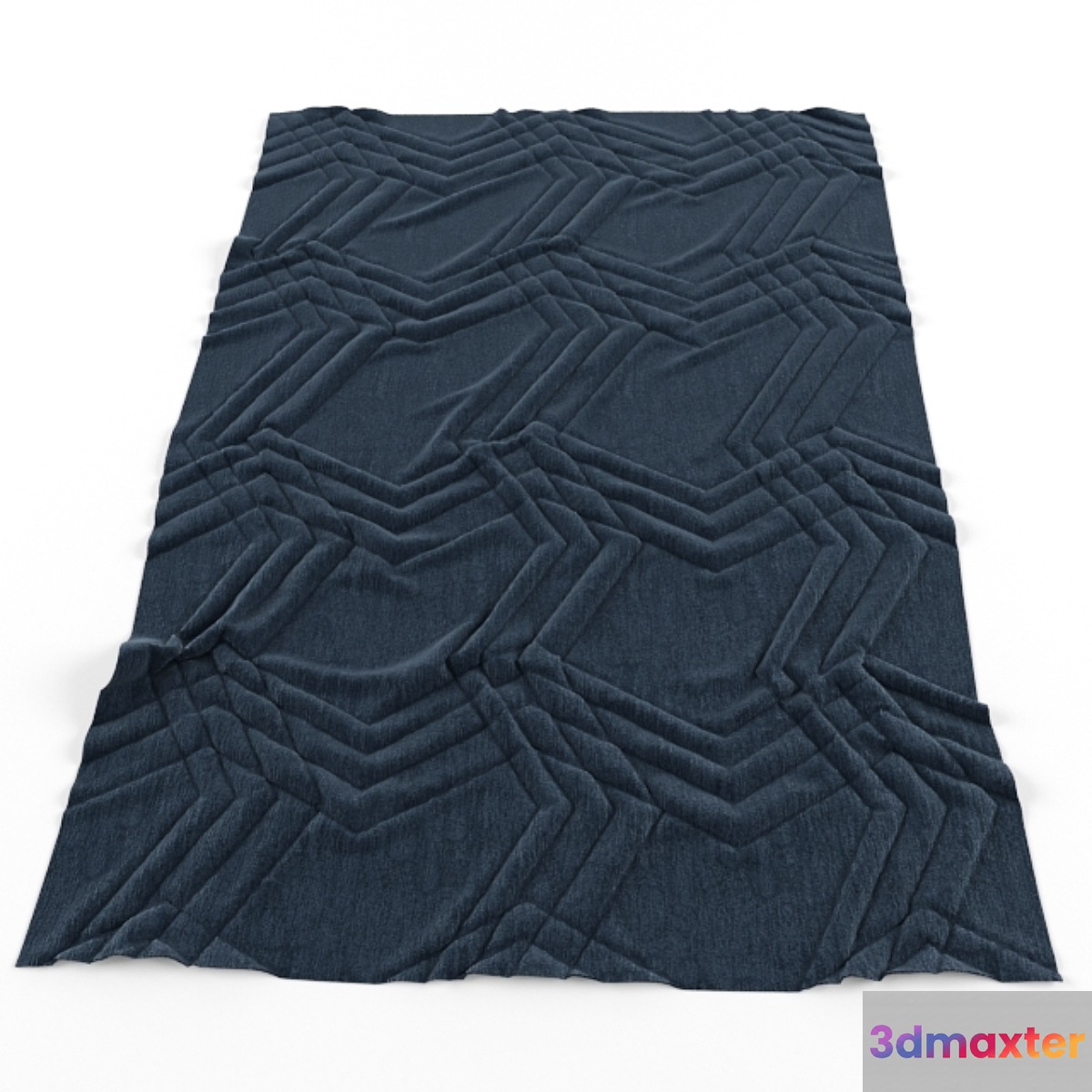Navy blue carpet - No.2 3D Max