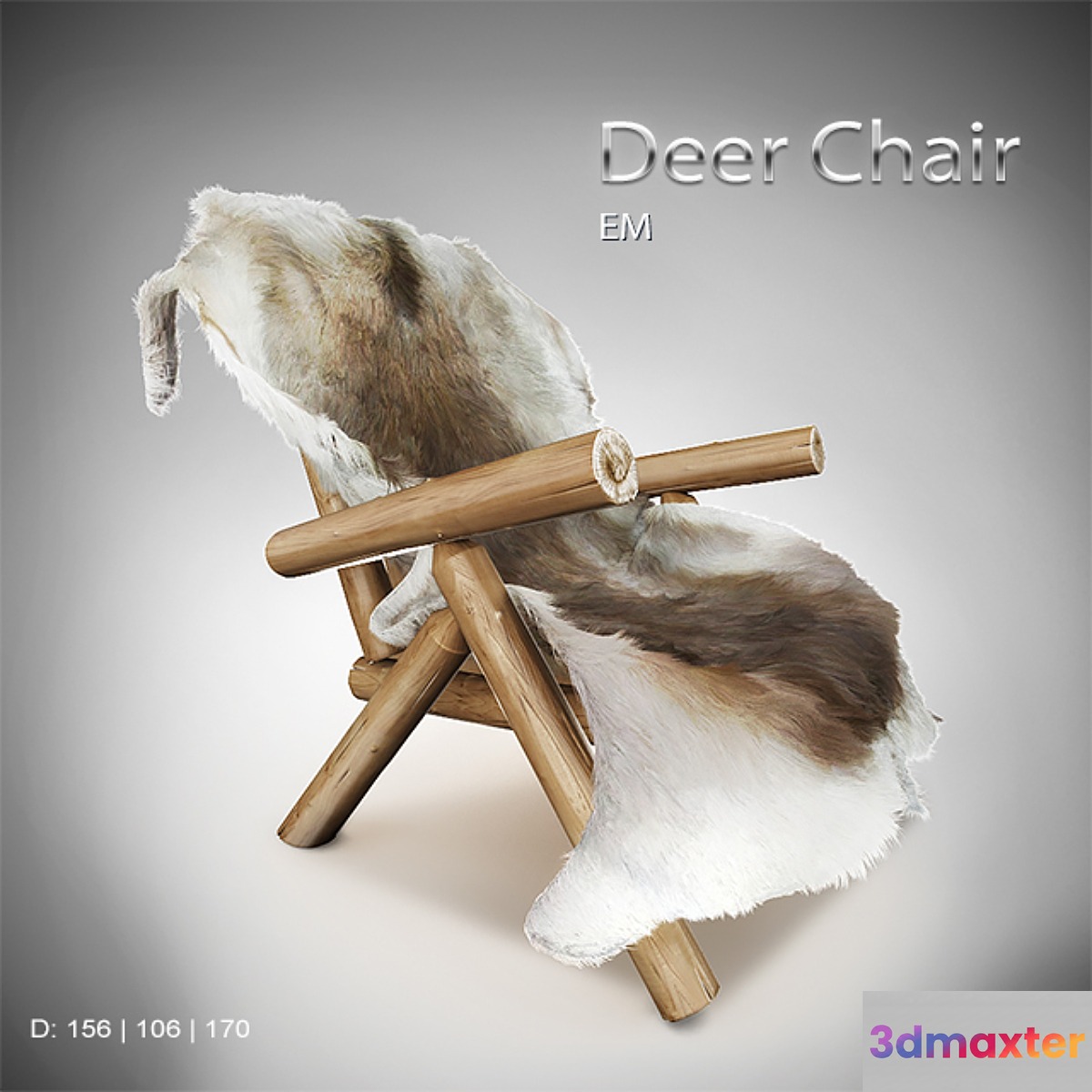 EM _ Deer Chair 3D Max