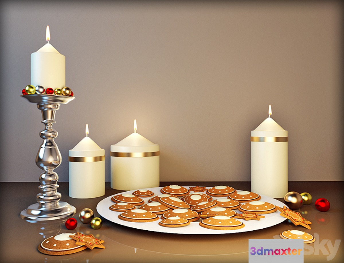 Cookies. Candles