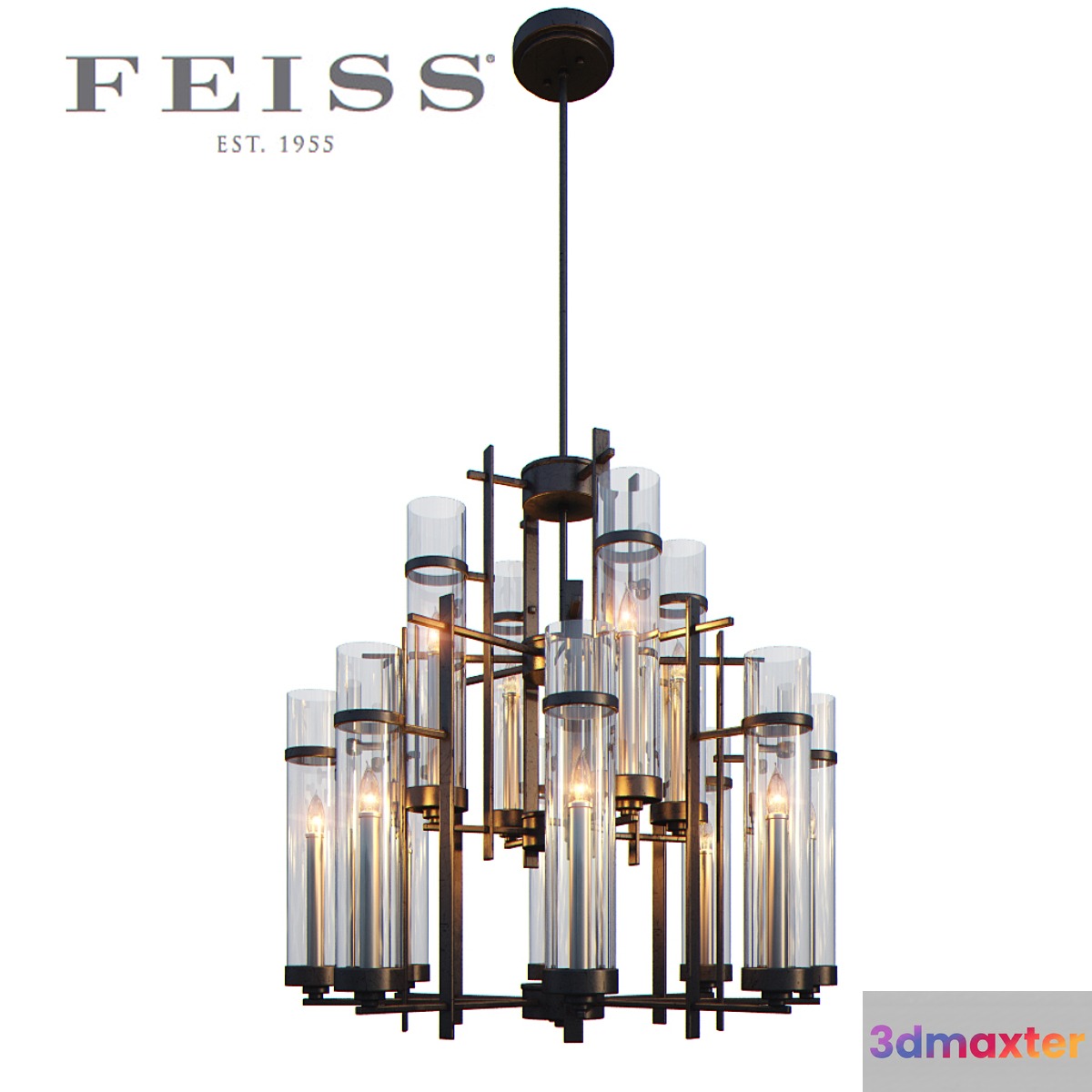 12 - Light Multi-Tier Chandelier