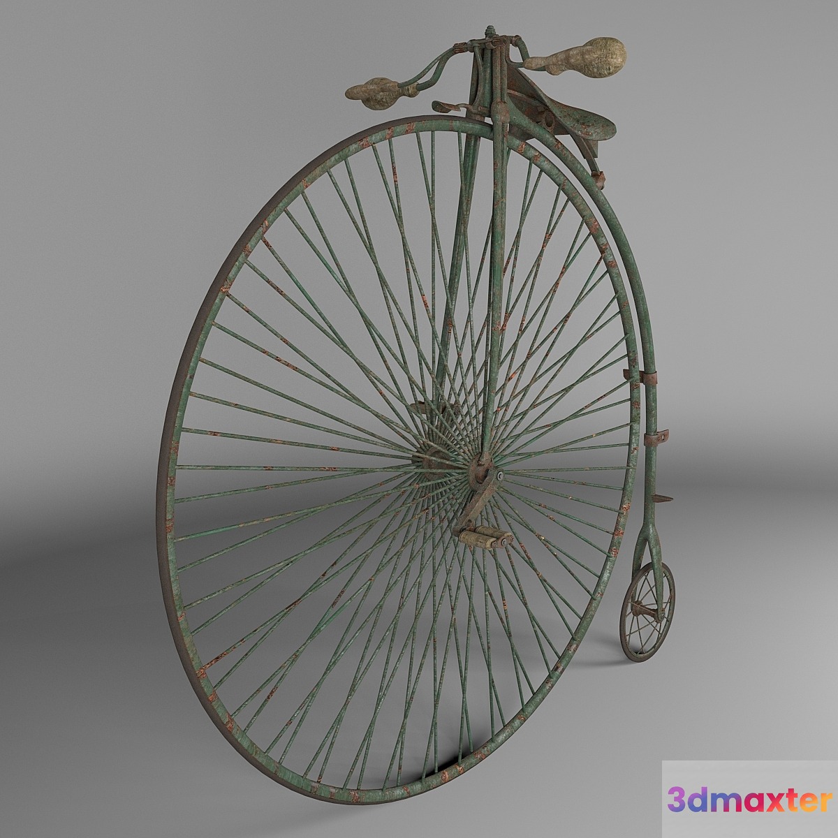 Penny farthing bicycle- 3D Max