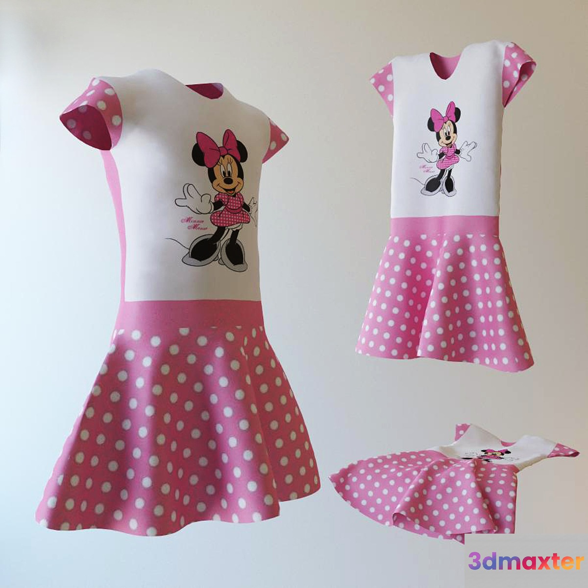 Baby Dress 3D Max