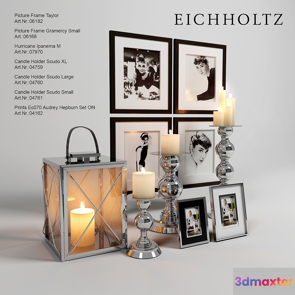 Decorative set of Eichholtz 3D Max