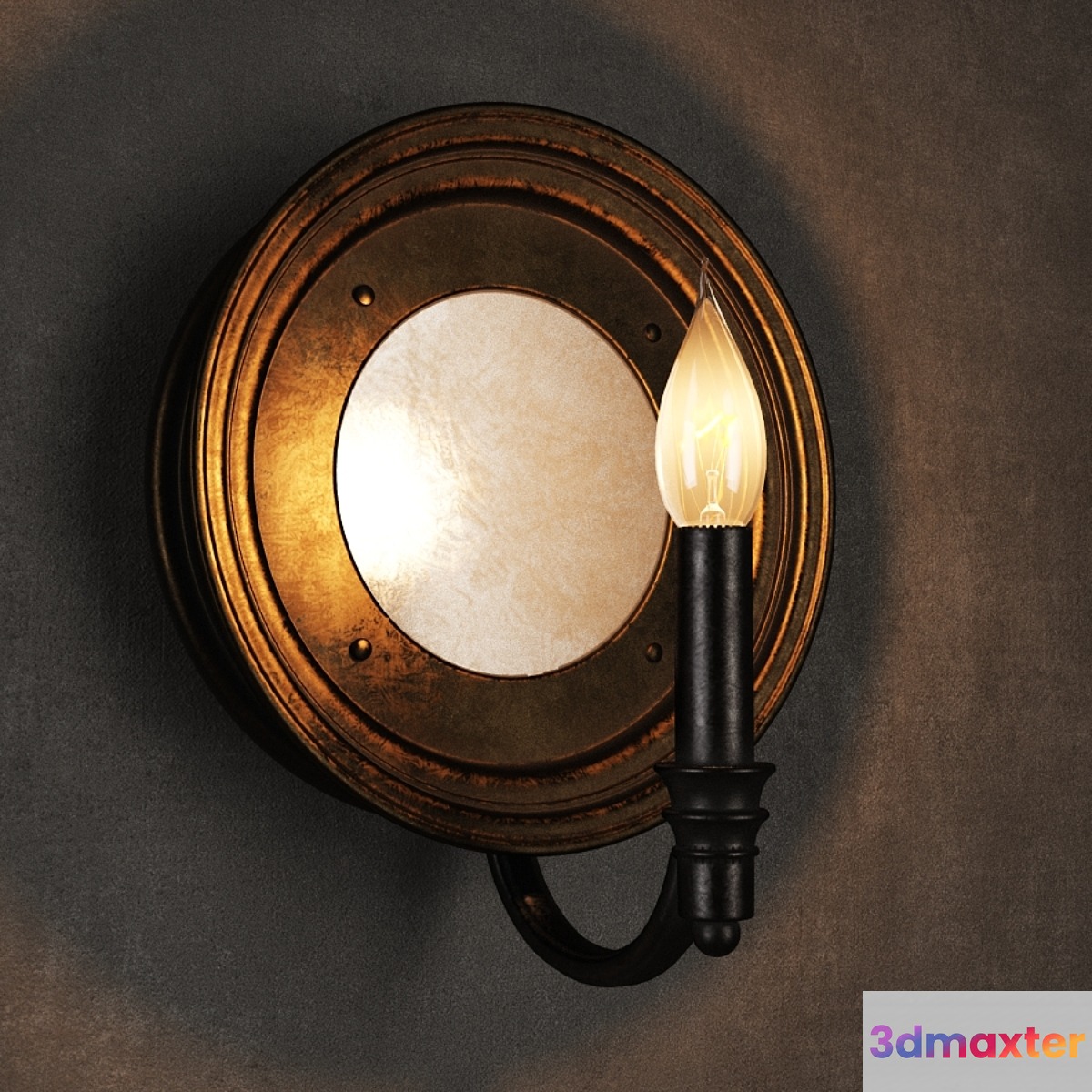 GRAMERCY HOME - Sconce SN013-1-ABG 3D Max