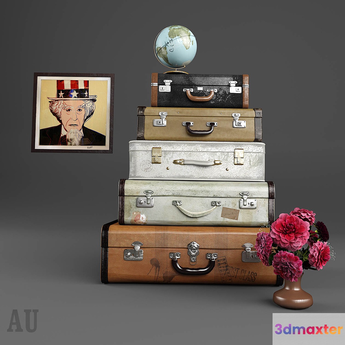 Luggage set and decor - No.2