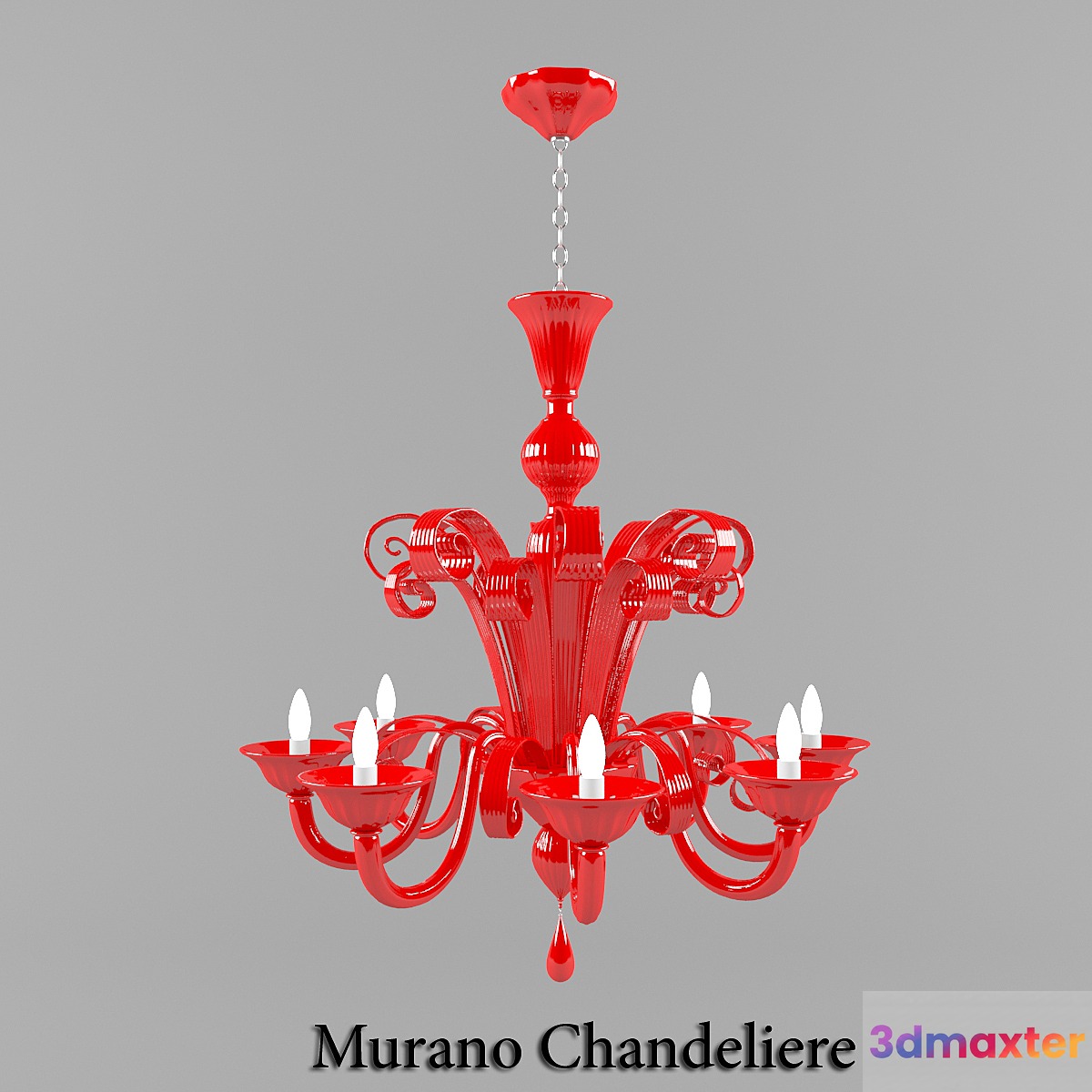 Murano Chandeliere 3D Max