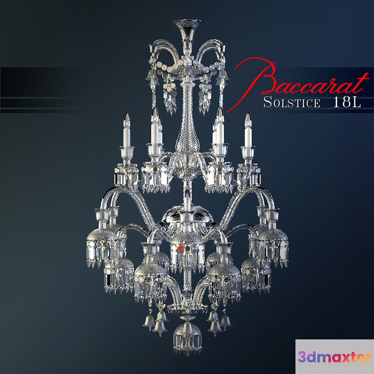Baccarat-Solstice 18L 3D Max