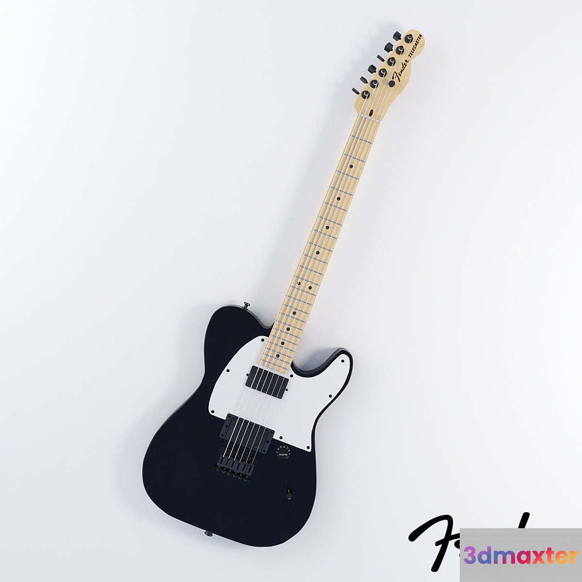 Fender telecaster 3D Max