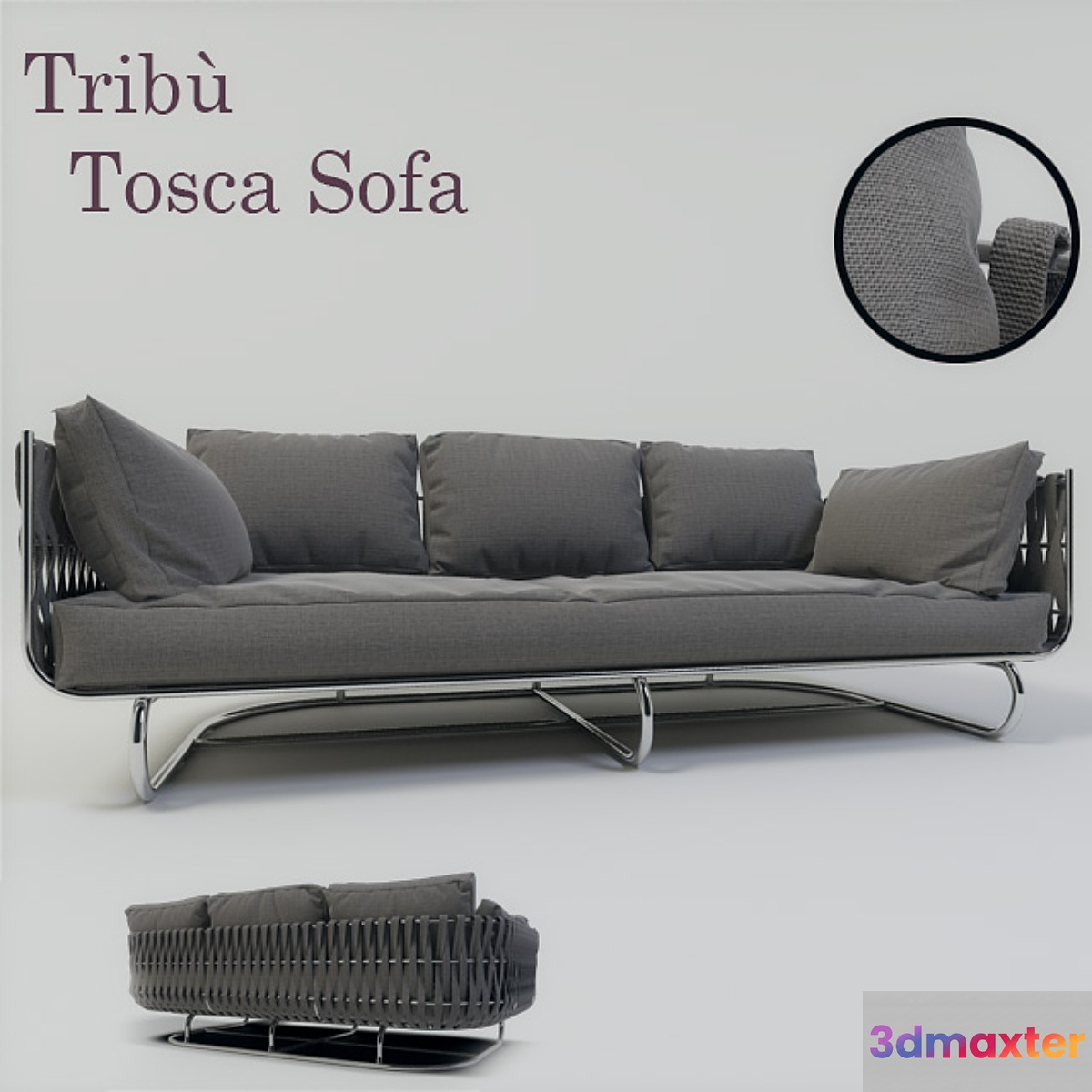 Tribu Tosca Sofa 3D Max