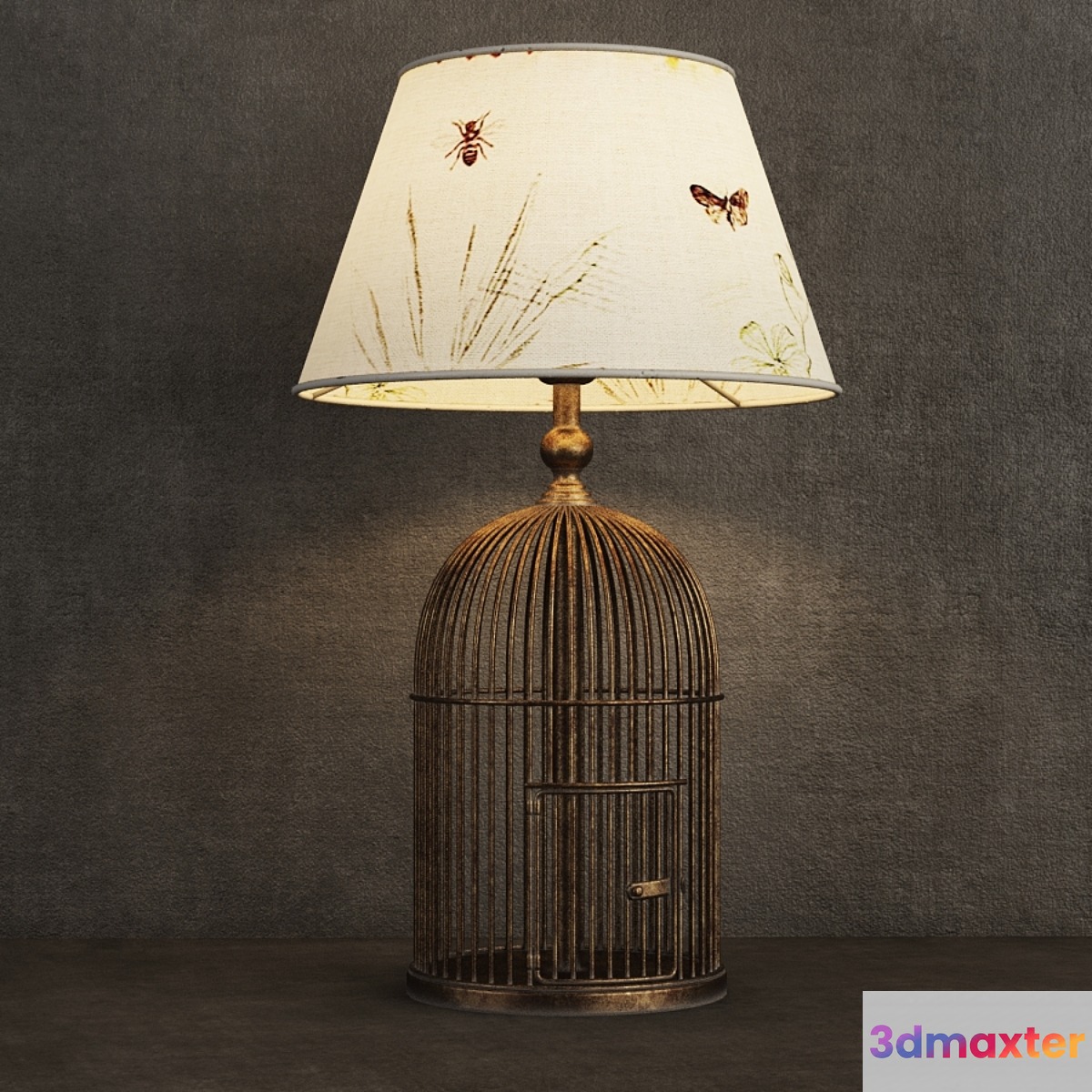 GRAMERCY HOME - METAL BIRDCAGE TABLE LAMP 1-015902