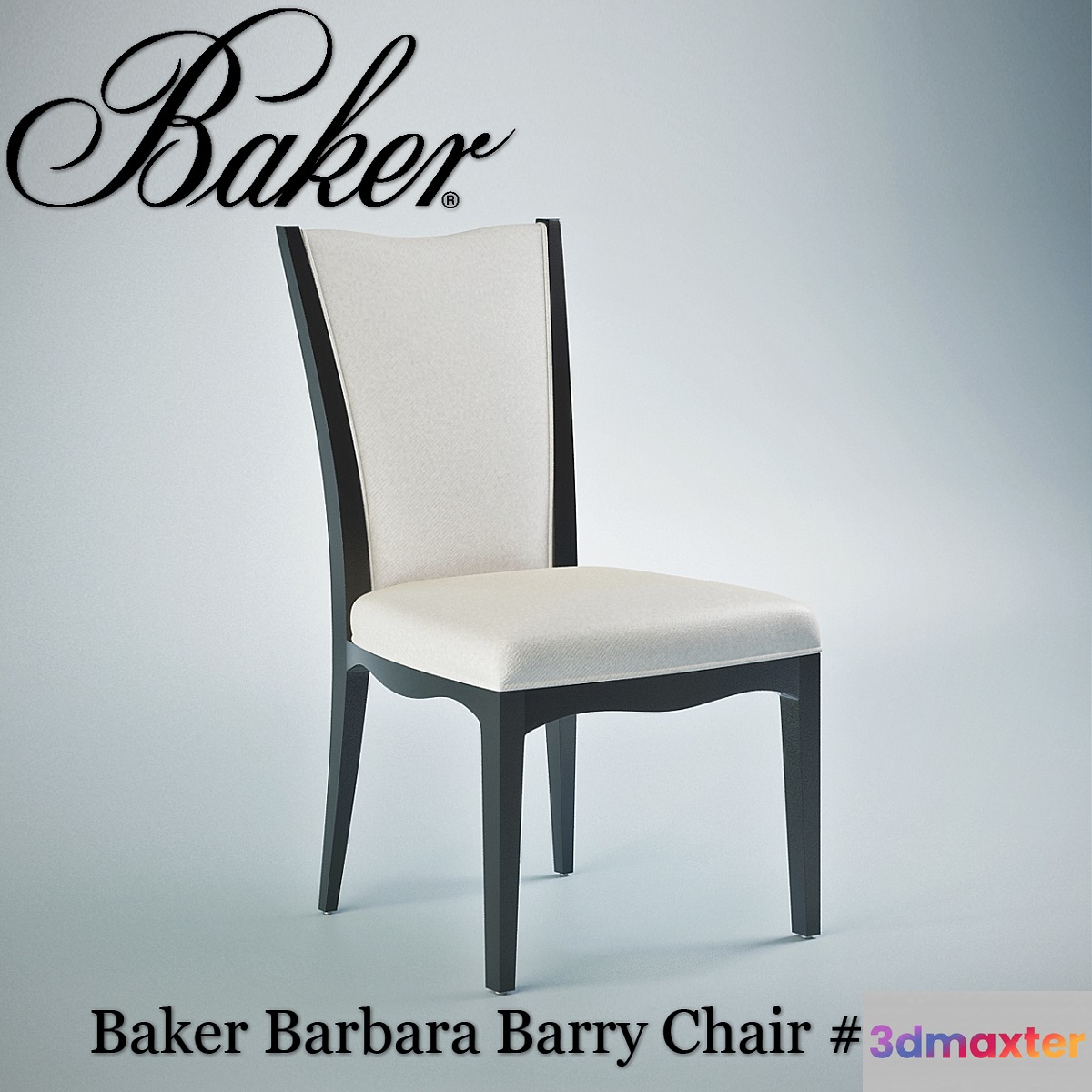 Baker Barbara Barry Chair # 3446 3D Max