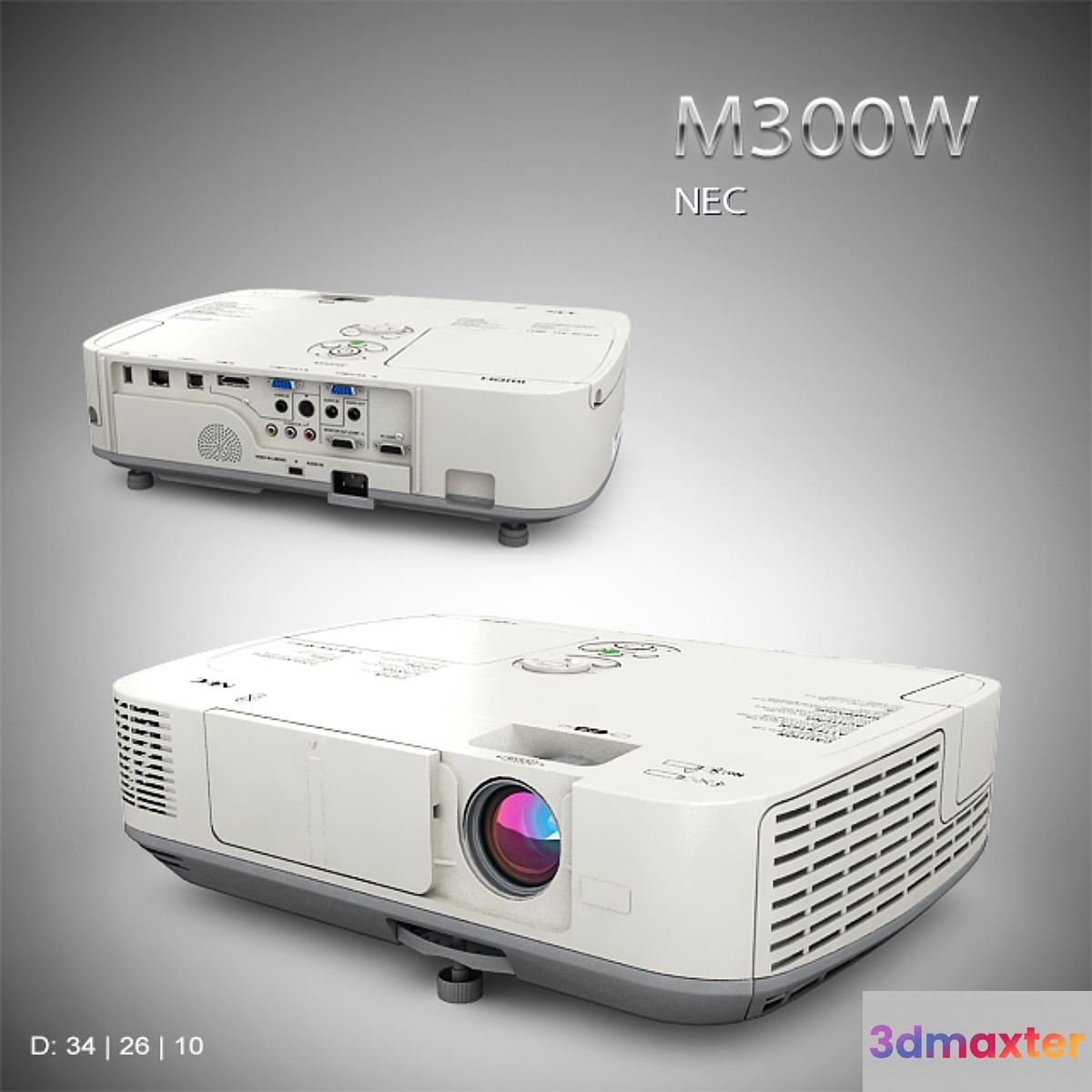 NEC _ M300W 3D Max