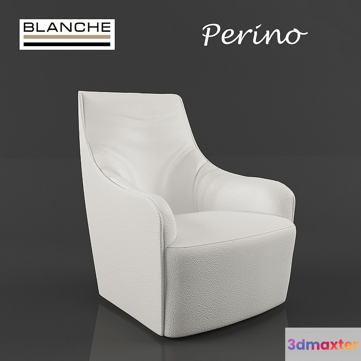 Armchair BLANCHE Perino 3D Max
