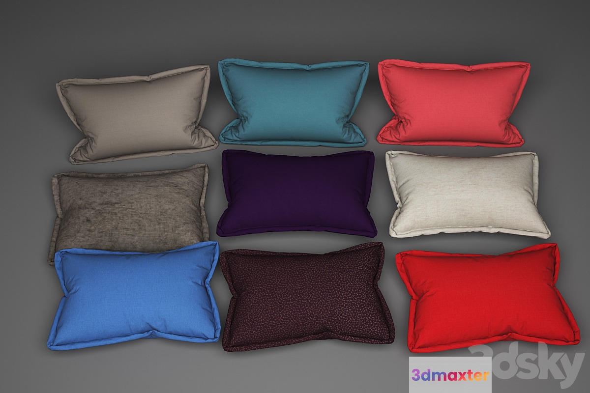 pillows 3D Max