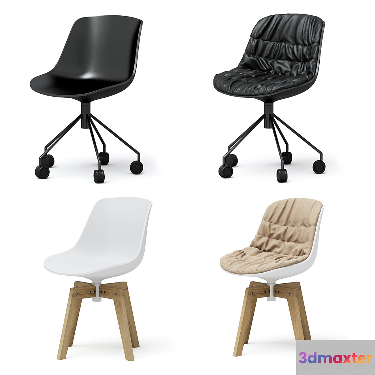 MDF Italia flow chairs set