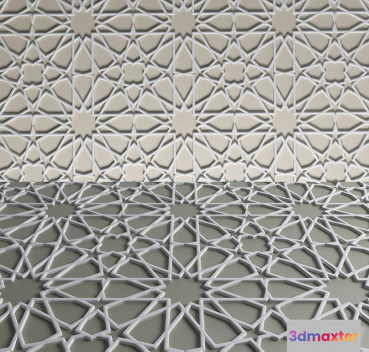 oriental ornament 3D Max
