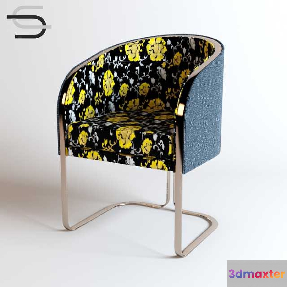 Silla office 3D Max