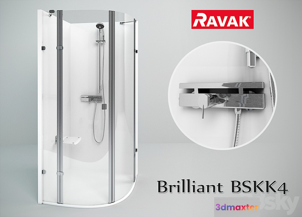Ravak Brilliant BSKK4 3D Max