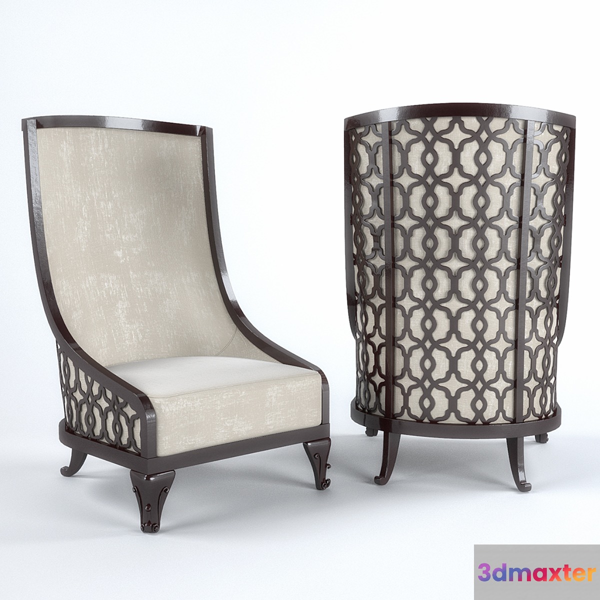 bruno zampa armchair 3D Max