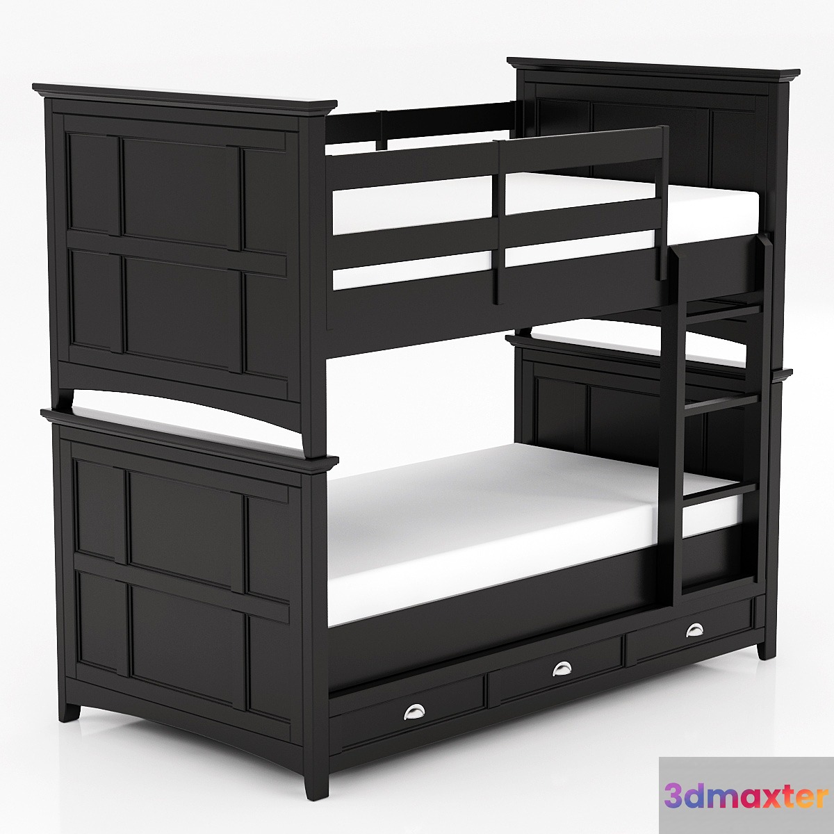 Magnussen Home Bennett Black Bunk Bed 3D Max