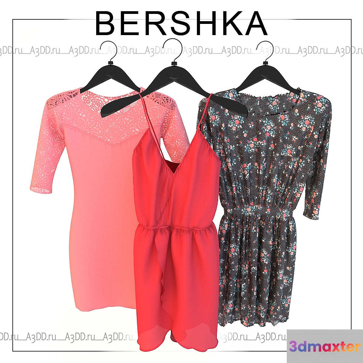BERSHKA (dresses on hangers)