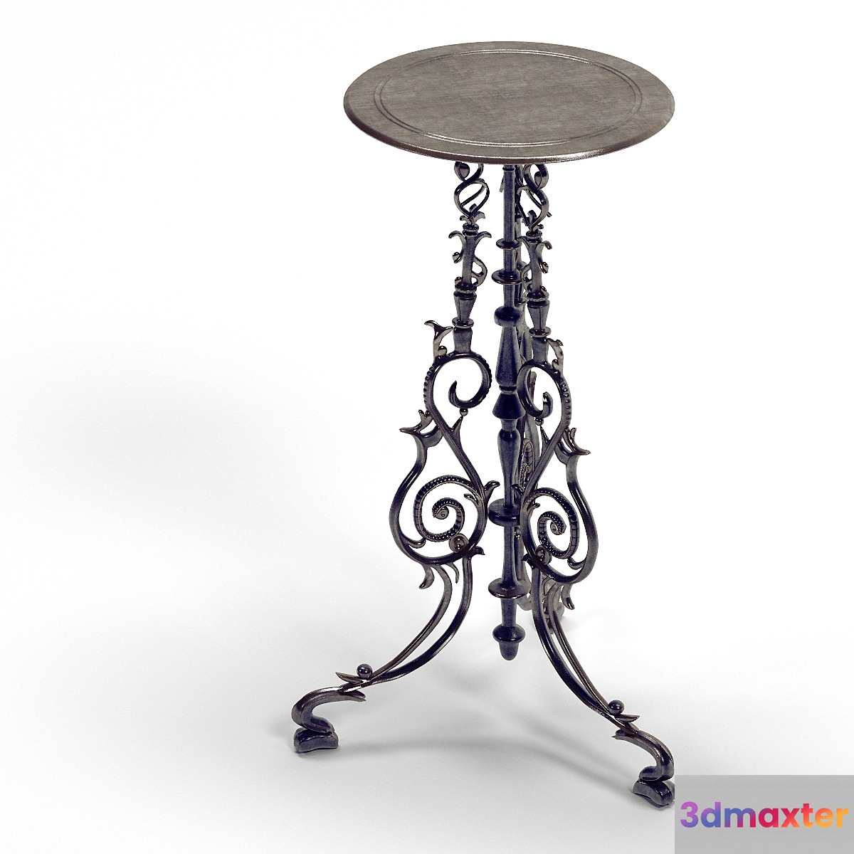 Flover table 3D Max