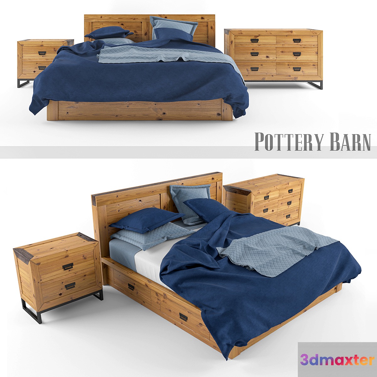 Pottery Barn hendrix bed set