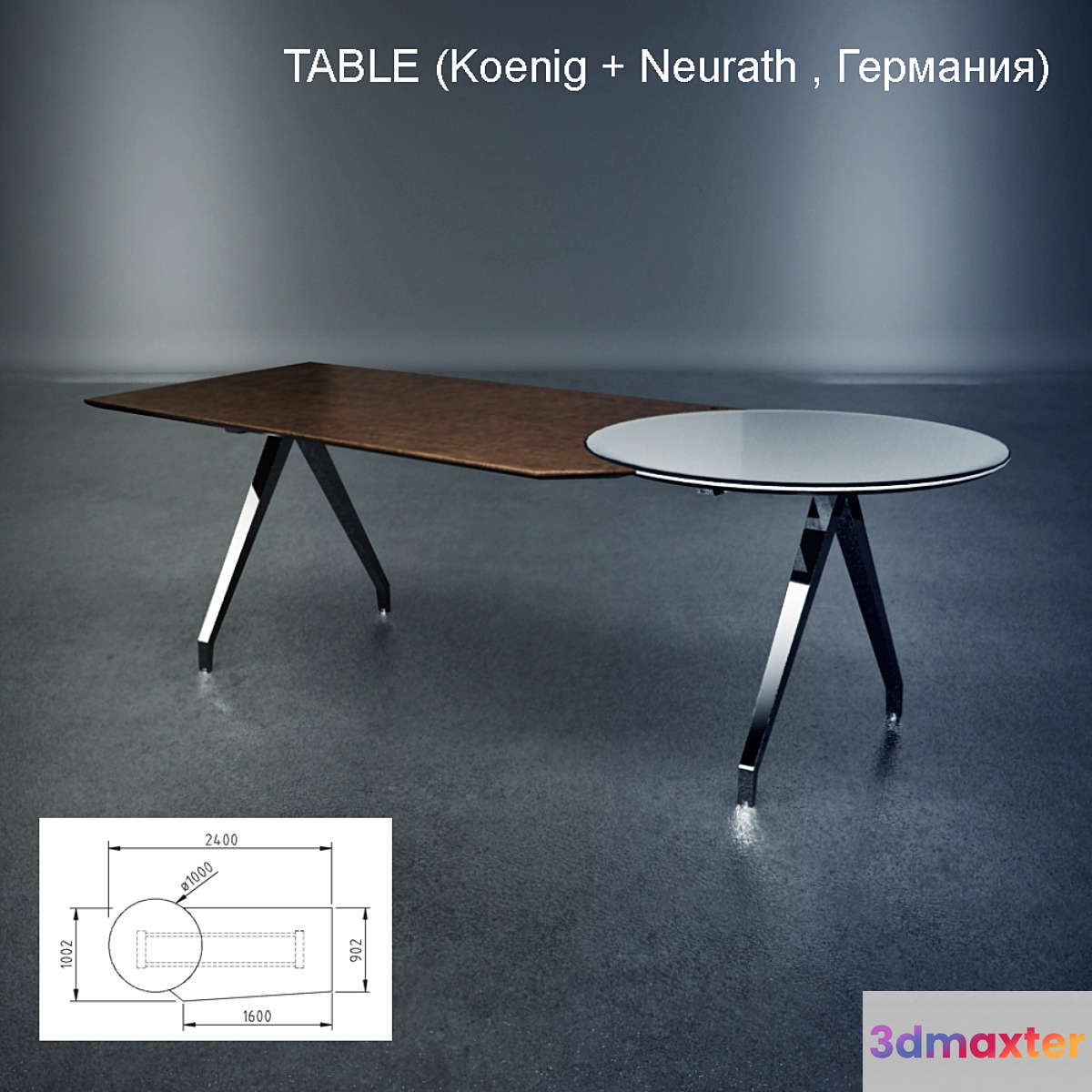 Table (Koenig + Neurath Germany) - No.2 3D Max