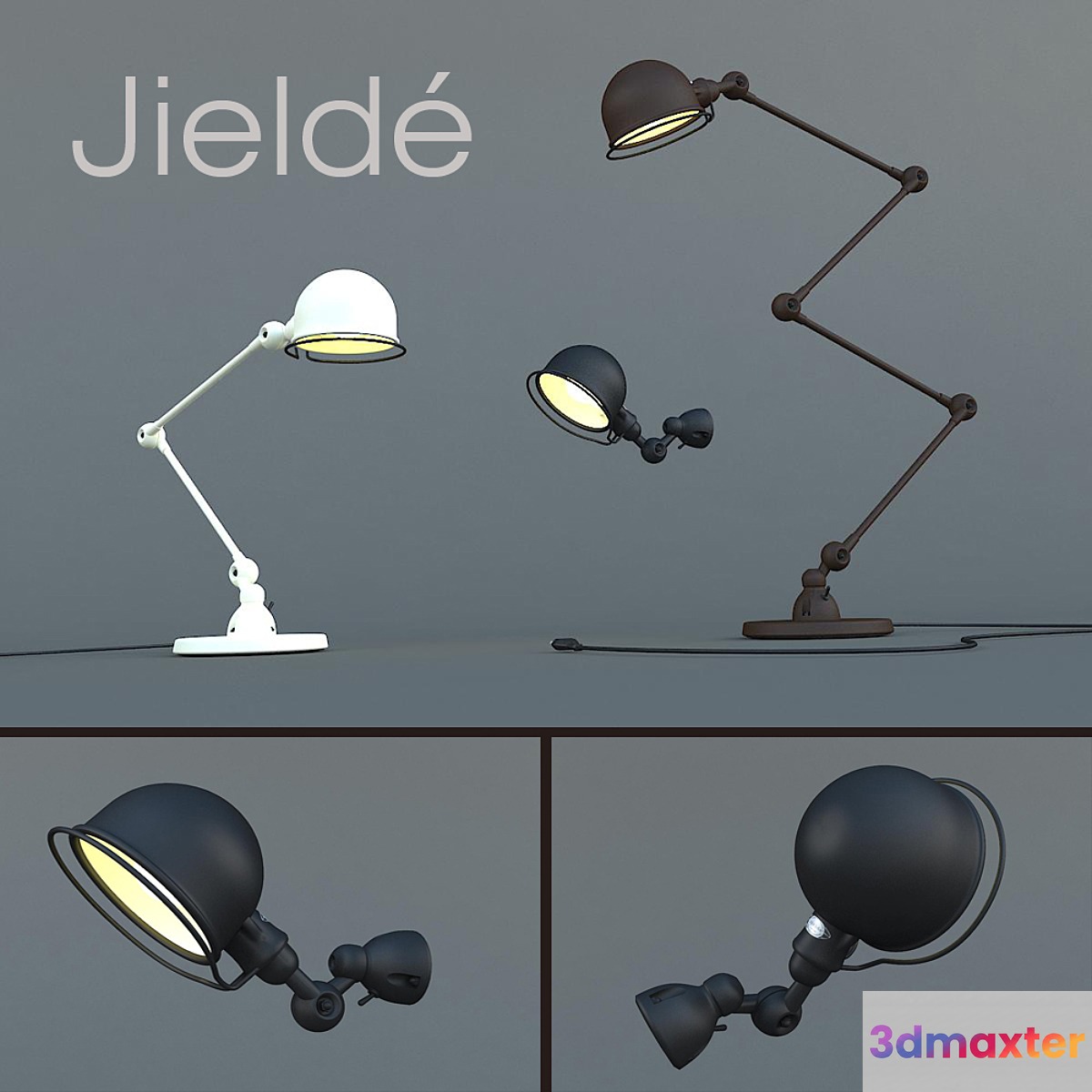 Jielde lamp 3D Max