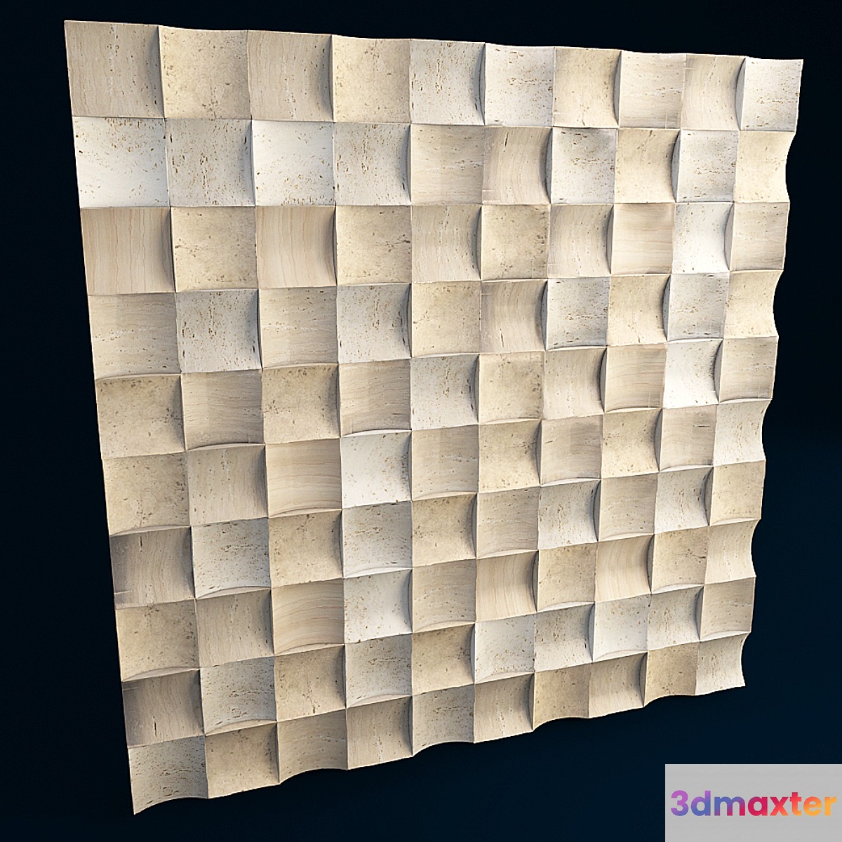 travertine mosaic 3D Max