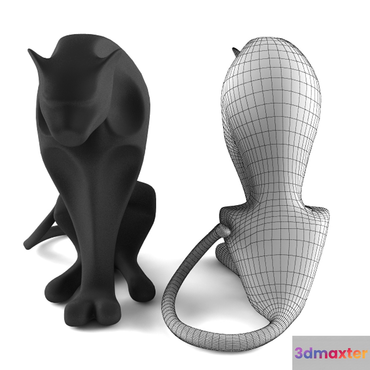 Black Panther Sculpture