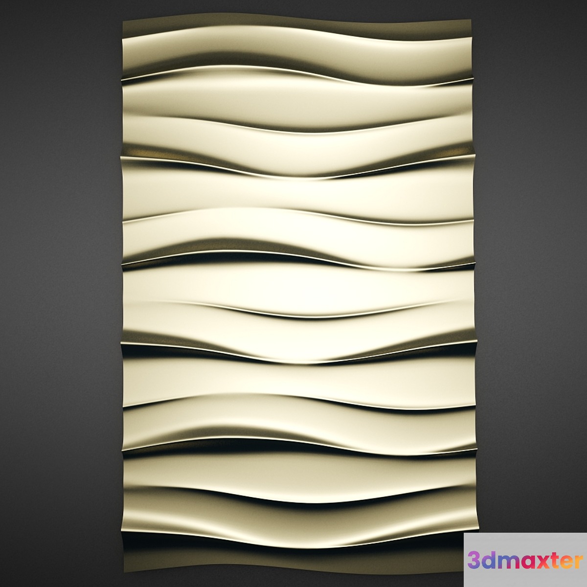 Decorative panels TRIDENELI Aqua - No.2 3D Max