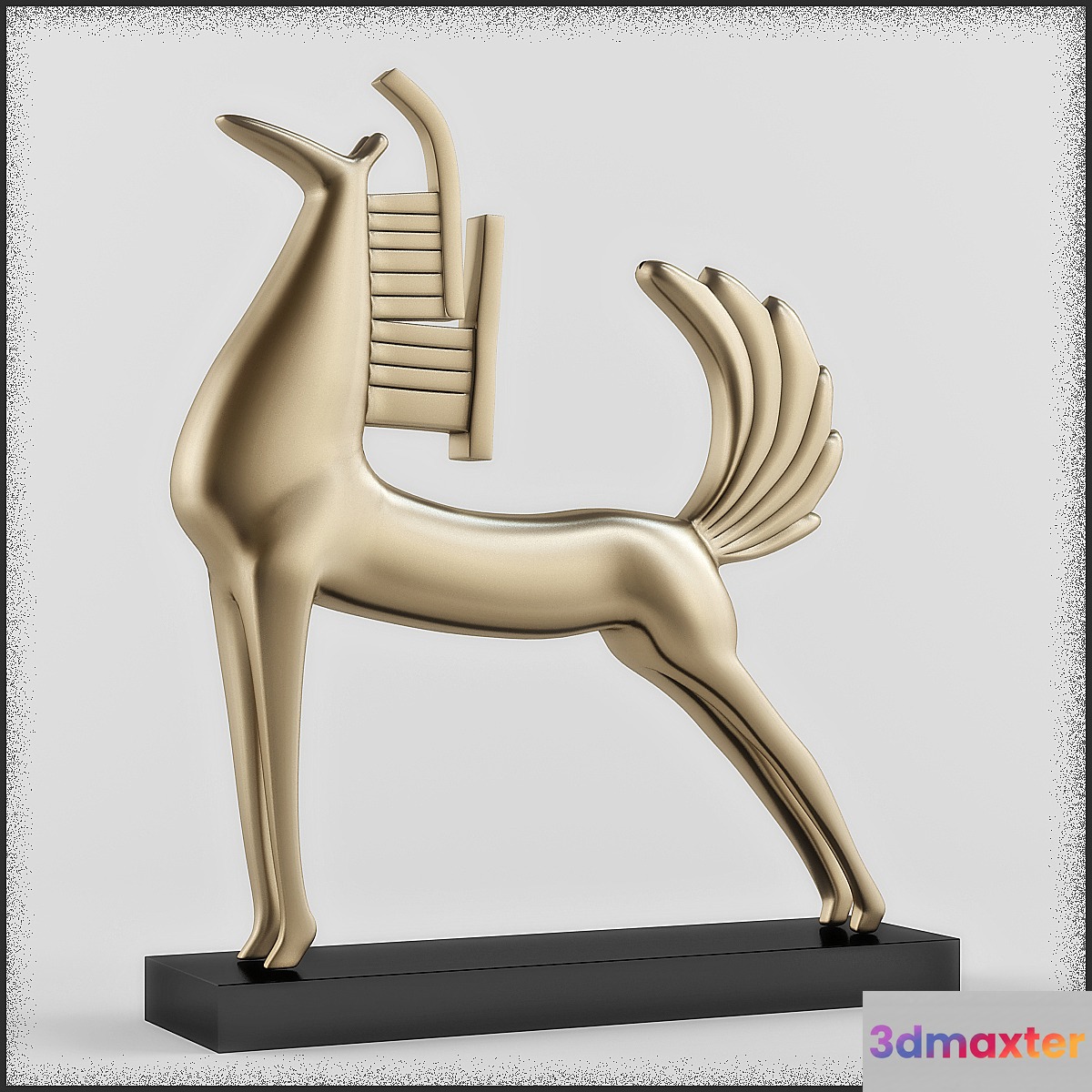 Statuette. Horse. 3D Max