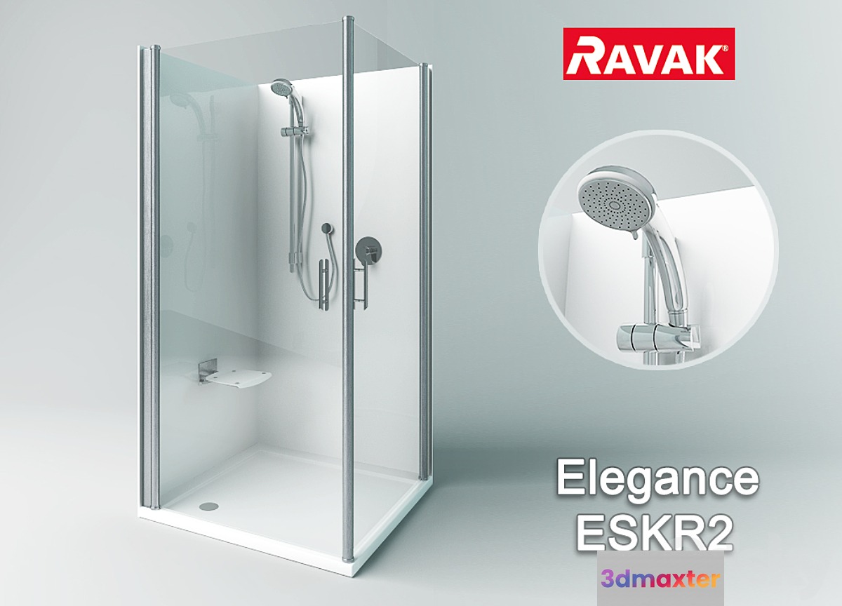 Ravak Elegance ESKR2 3D Max