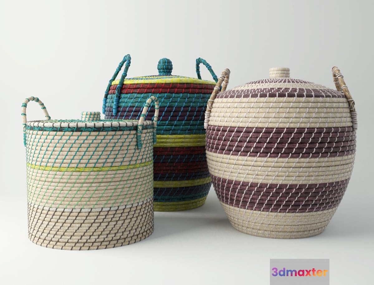 Baskets _ ZARA HOME 3D Max