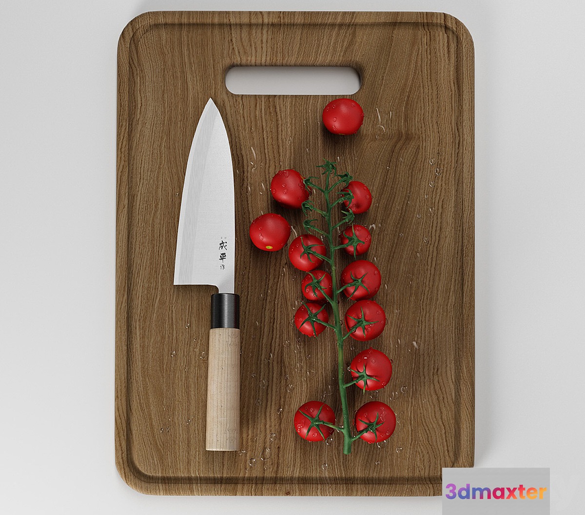 cherry tomato 3D Max