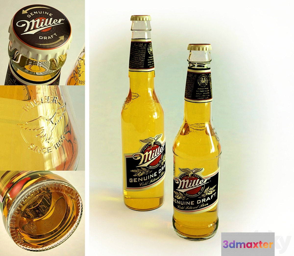Miller Beer 3D Max