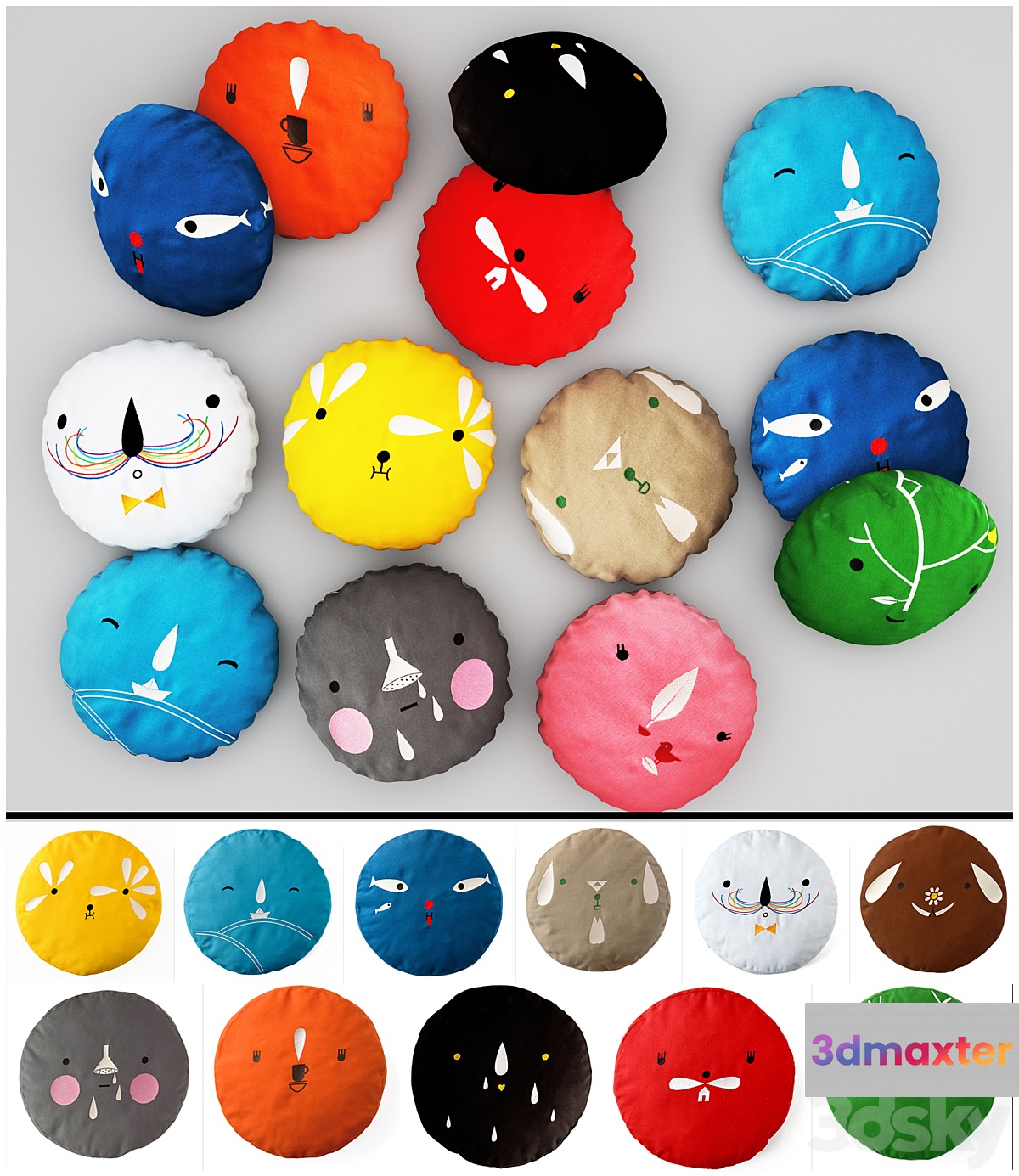pillows colors