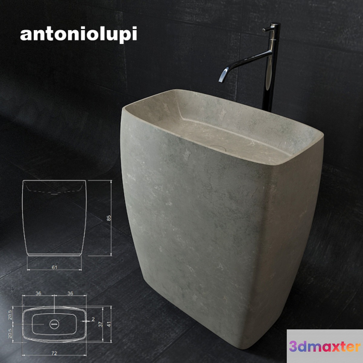 ANTONIOLUPI tender 3D Max