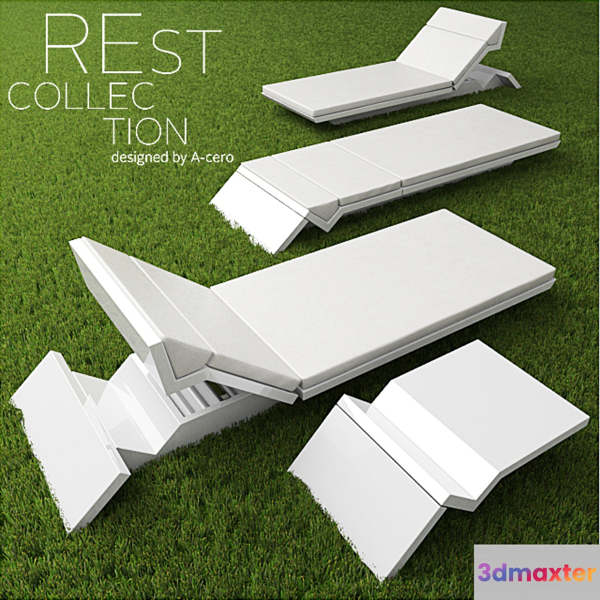 Garden furniture garden furniture REst collection 3D Max