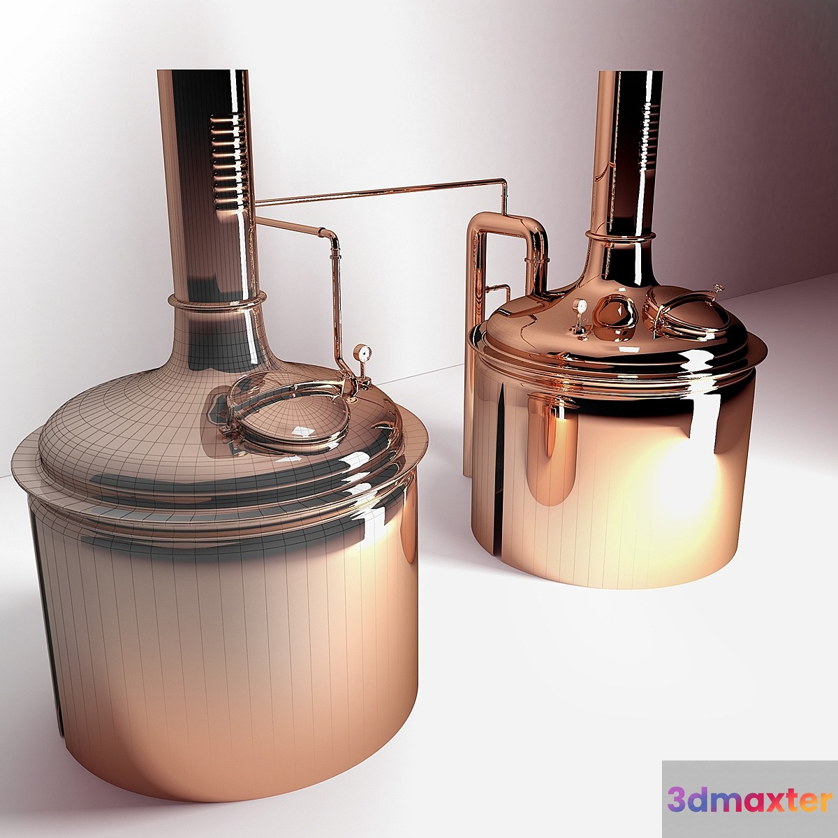 Beer boilers Caspary 3D Max