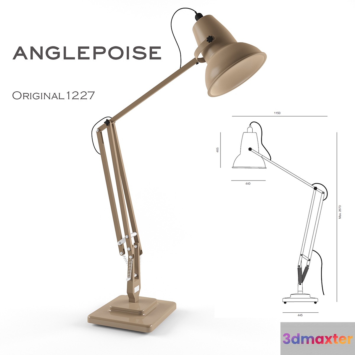 Anglepoise Original1227 3D Max