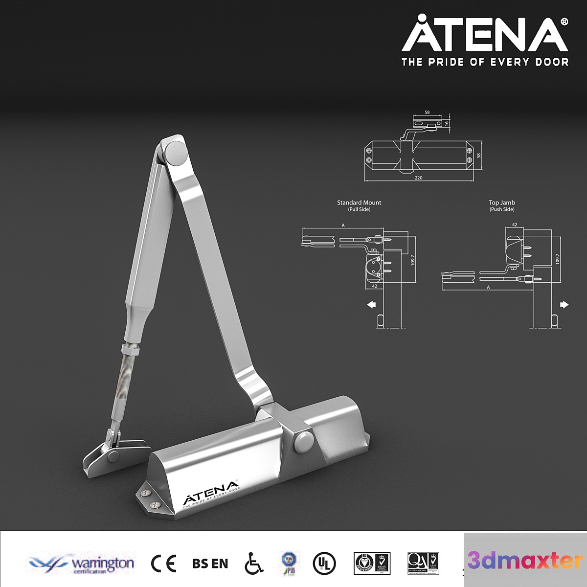 Atena 88 Door Closer